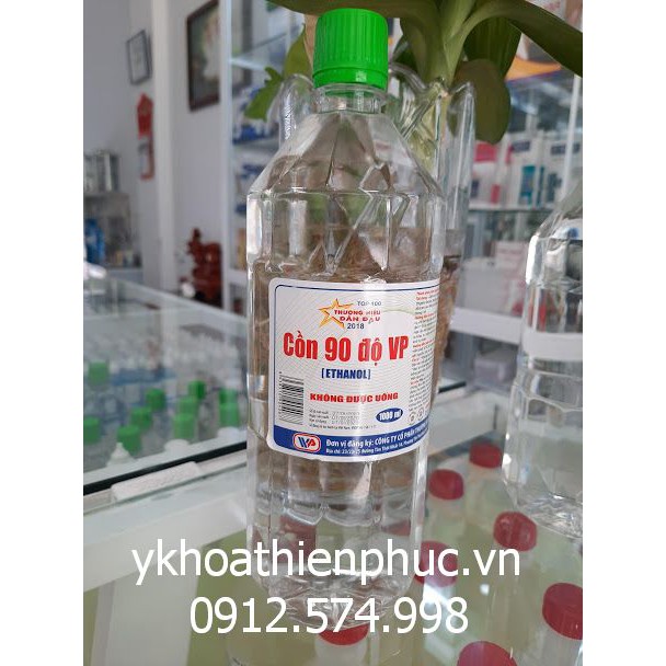 Cồn 70 độ hoặc 90 độ Vĩnh Phúc 500ml/1000ml