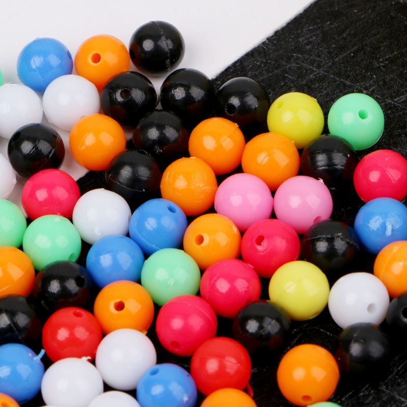 100 Phao Nổi Tròn 6mm 8mm Cho Câu Cá Tiện Dụng