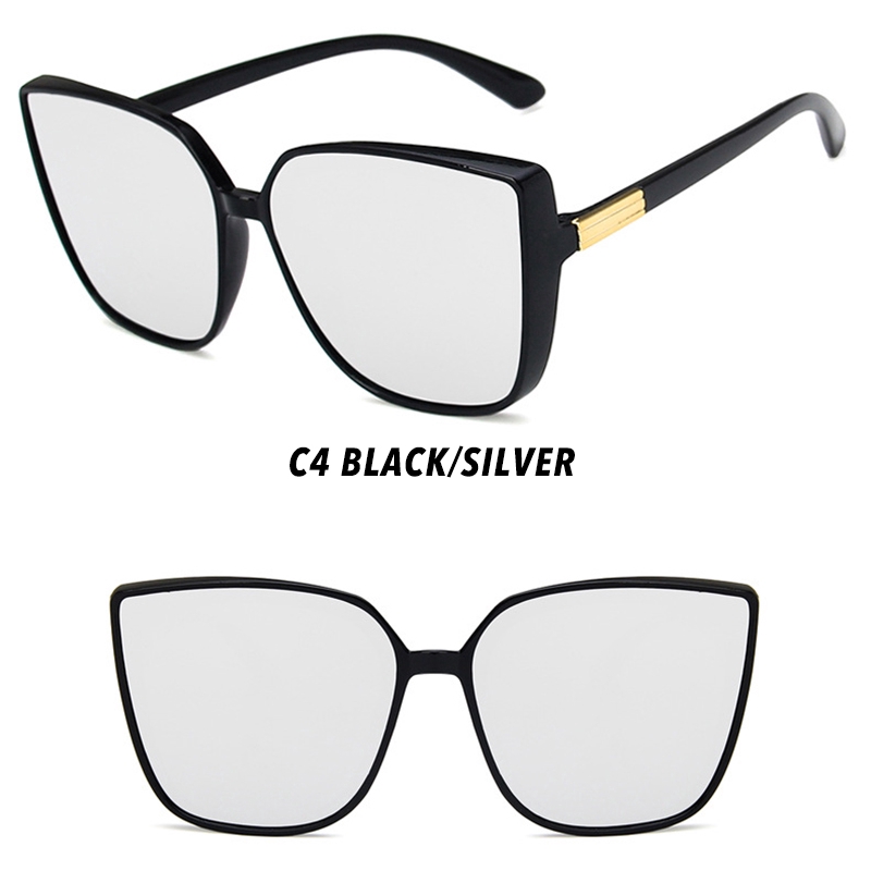 Kính Mát Gọng Vuông Oversize Thời Trang Cho Nam Nữ