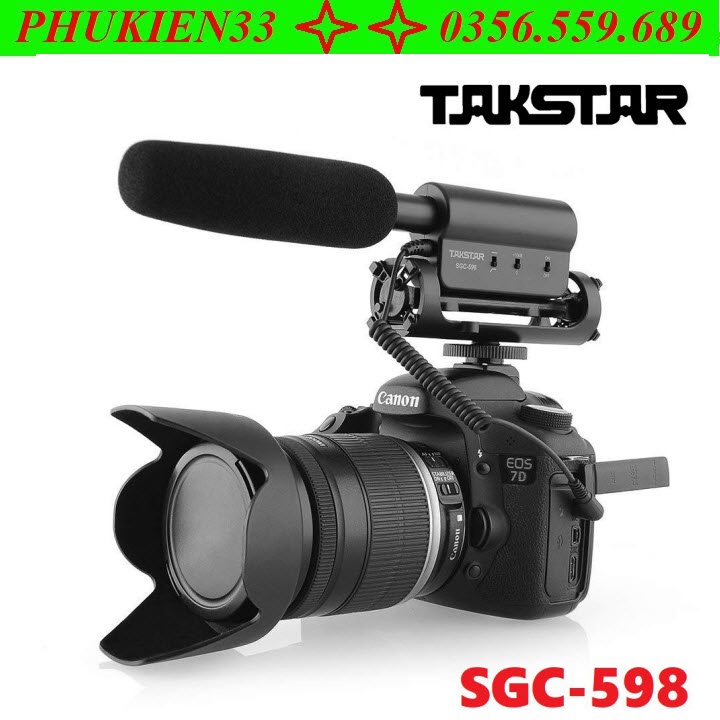 Mic thu âm gắn máy quay TAKSTAR SGC 598