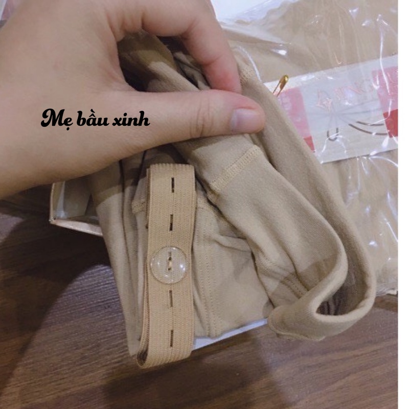 Quần tất bầu jingcui, có chun điều chỉnh bụng tiện lợi, siêu dai, mềm mịn, không xù, thật chân