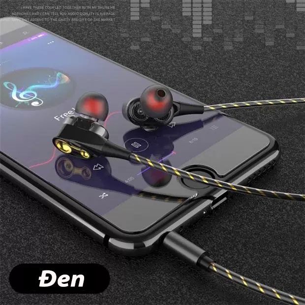 A🔥 Tai Nghe Máy Tính Điện Thoại Nhét Tai Có Dây In Ear Gaming Chơi Game bass mạnh Có Mic Cho PC và điện thoạ
