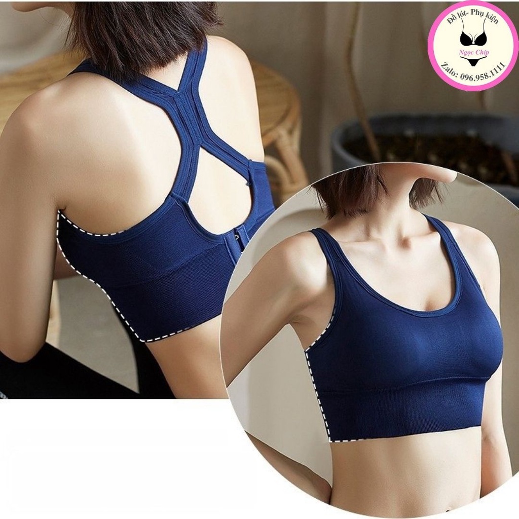 Áo lót nữ, áo bra tập Gym Yoga cao cấp nâng ngực không gọng  3 móc cài  AL01