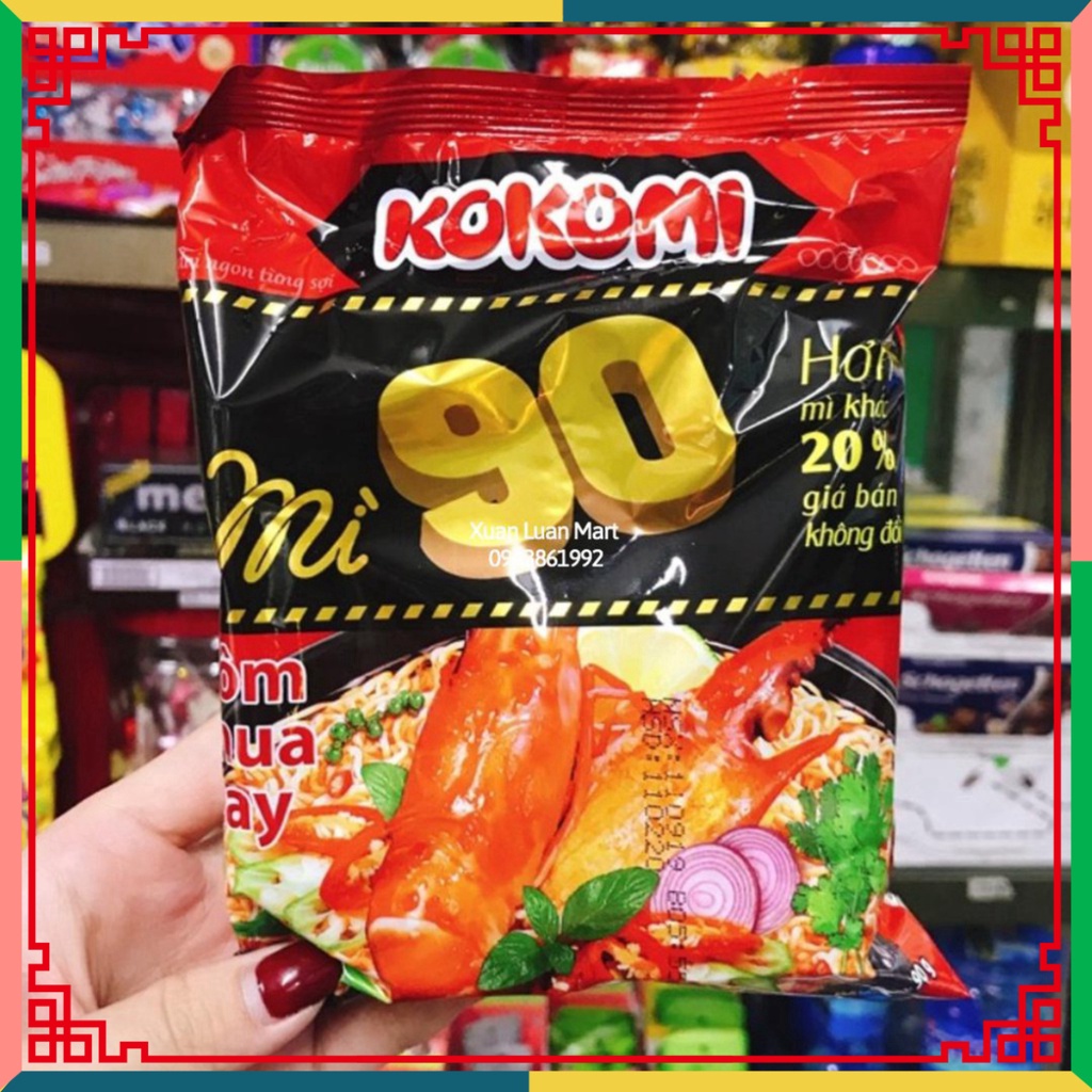 MÌ KOKOMI 90 TÔM sâu cay 90G