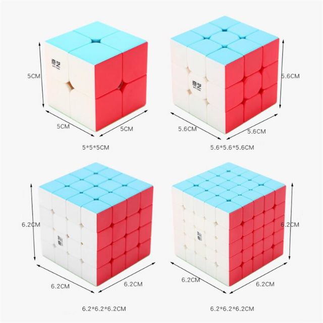 Khối Rubik Đồ Chơi Tri Tuệ 2x2 / 3x3 / 4x4 / 5x5 Thiết Kế Đơn Giản
