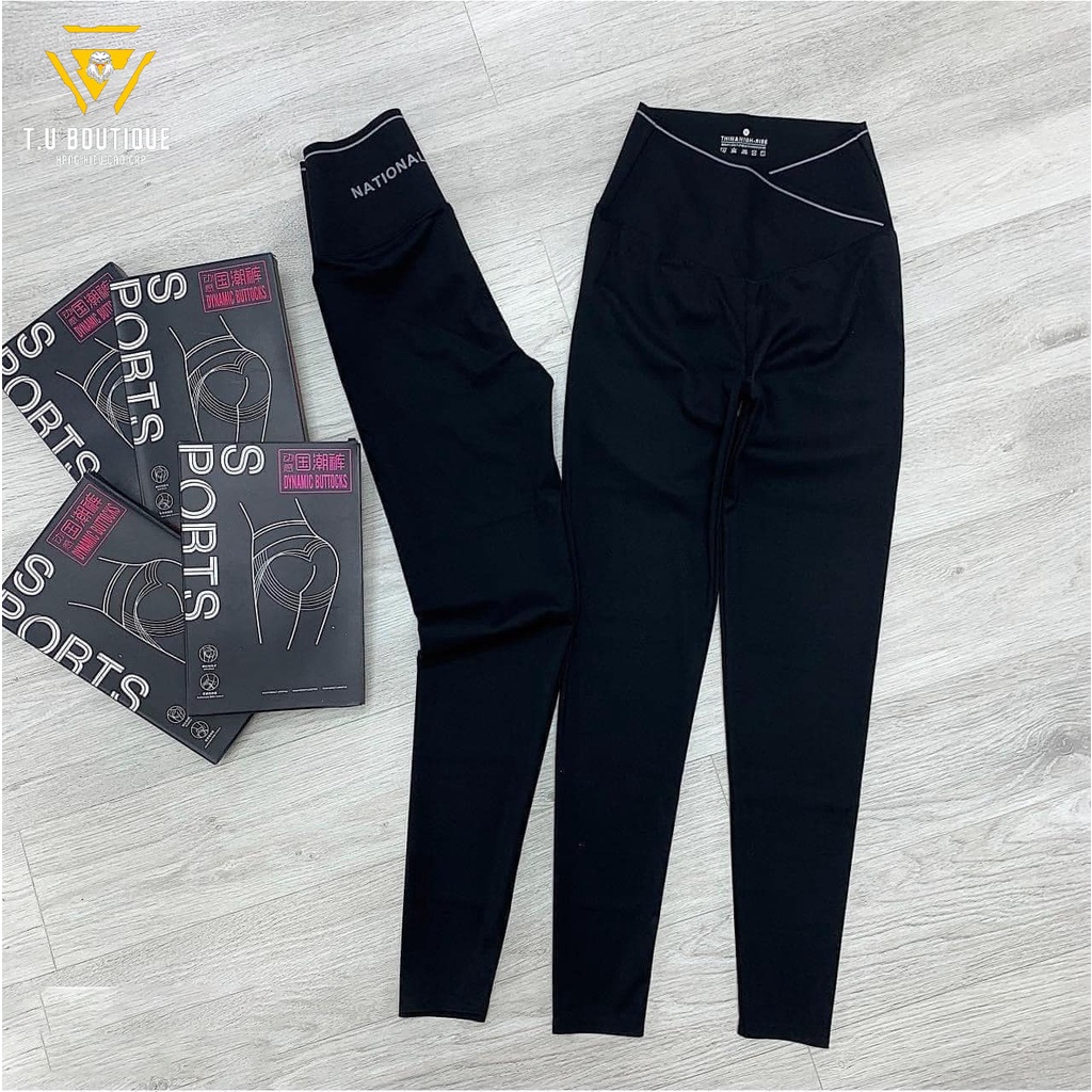 Quần legging nữ dài cạp chéo cao nâng mông giữ nhiệt co giãn 4 chiều H1 | WebRaoVat - webraovat.net.vn