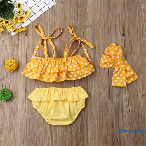 Set đồ bơi bikini dạng váy xòe dễ thương cho bé gái