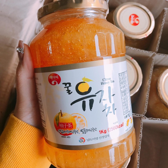 🍋MẬT ONG CHANH ĐÀO - MẬT ONG GỪNG HÀN QUỐC 1KG🍋