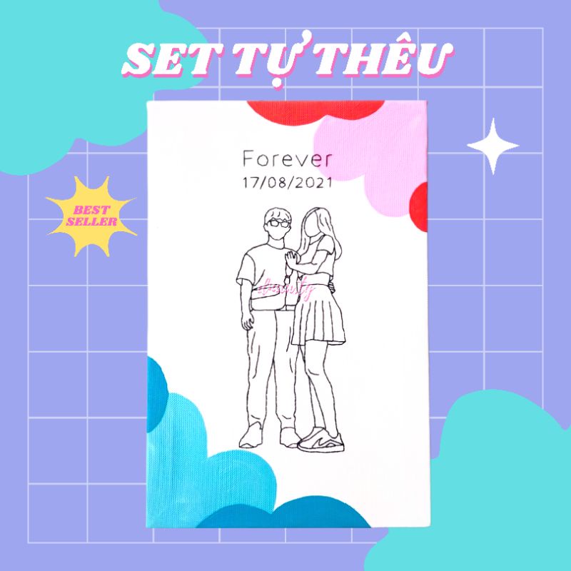 SET TRANH THÊU CANVAS