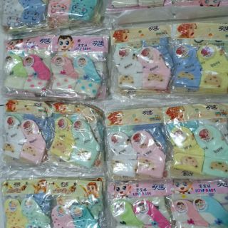 Túi 2 Đôi Tất Cho Bé Sơ Sinh 0-6 Tháng