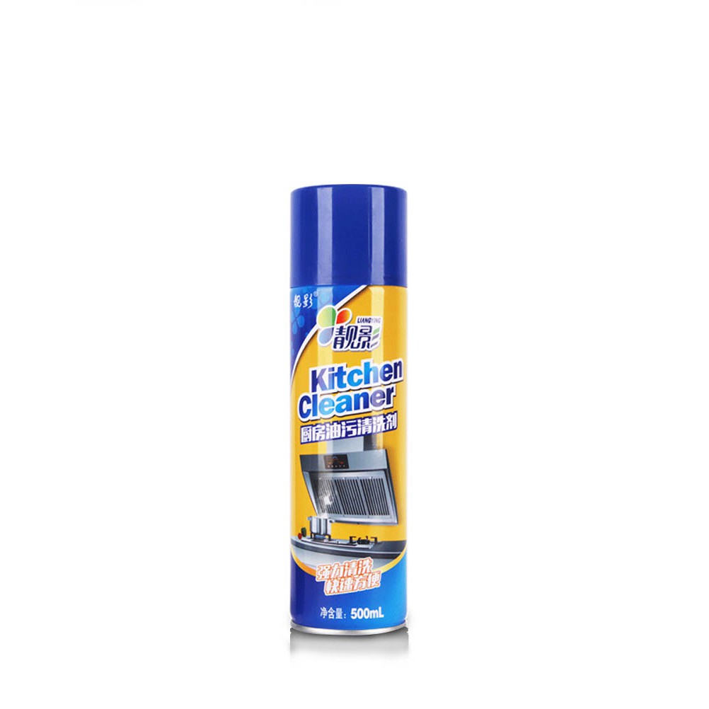 Bình xịt bọt tuyết tẩy rửa siêu sạch mầu cam kitchen cleaner nhà bếp 500ml