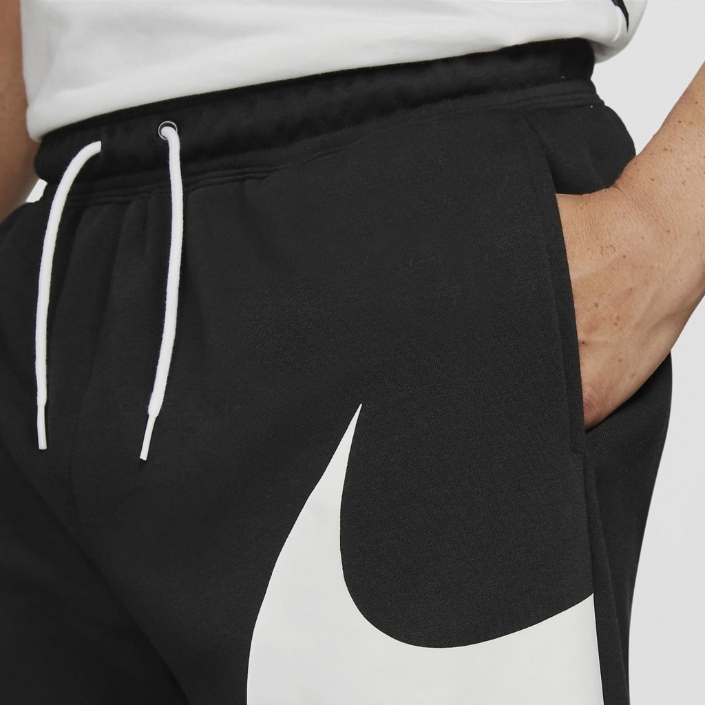 QUẦN DÀI NAM THỂ THAO NIKE SWOOSH SEMI-BRUSHED BACK PANTS - ĐEN