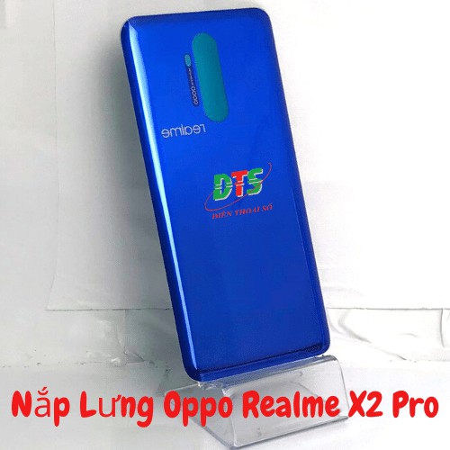 Nắp lưng máy Realme X2 pro màu xanh