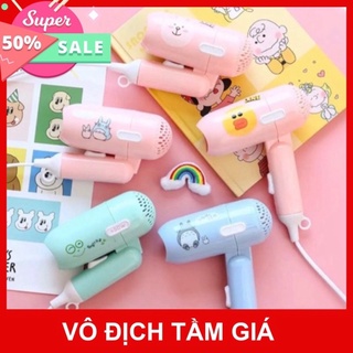 ❣️Máy Sấy Tóc Mini Icon Siêu Kute ❣️2 Chế Độ Gấp Gọn❣️ [Miễn Phí Vận Chuyển khi đơn đạt giá trị tối thiểu 200k]