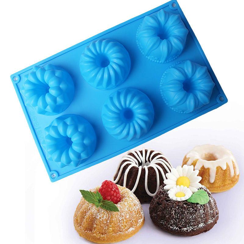 Khuôn Silicone làm bánh hình bông hoa DIY