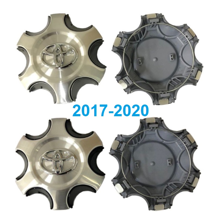 Logo chụp mâm, ốp lazang bánh xe ô tô Toyota Fortuner 2017-2021 (Hàng Loại 1)