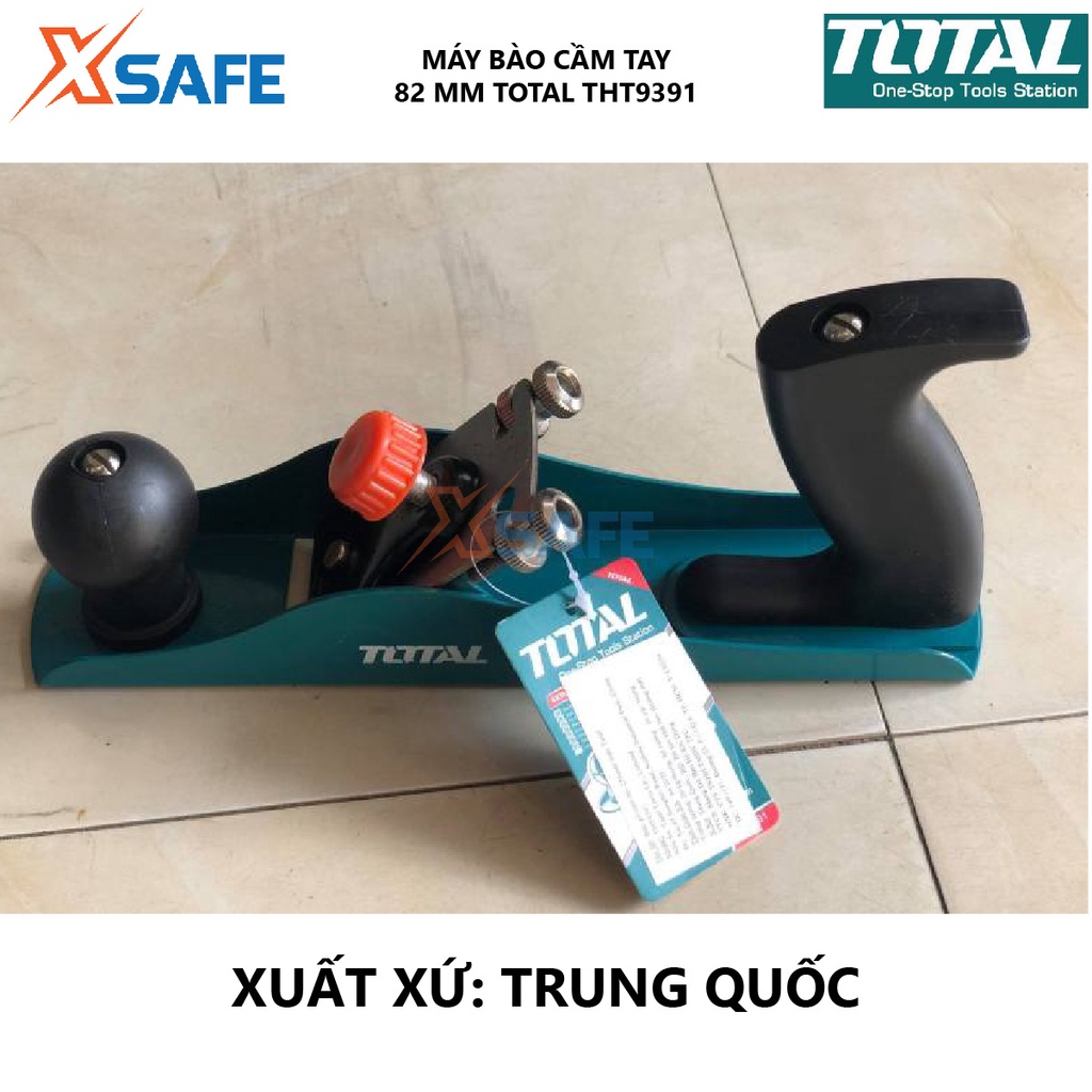 Bàn bào gỗ Total THT9391 | Máy bào cầm tay đường bào 82mm Độ sâu đường bào 1mm Tốc độ không tải 16,000 vòng/ phút