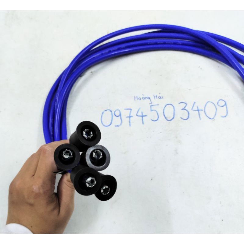 Bộ 5 dây cao áp, dây Fin đánh lửa Suzuki và Daewoo 5 tạ và 7 chỗ