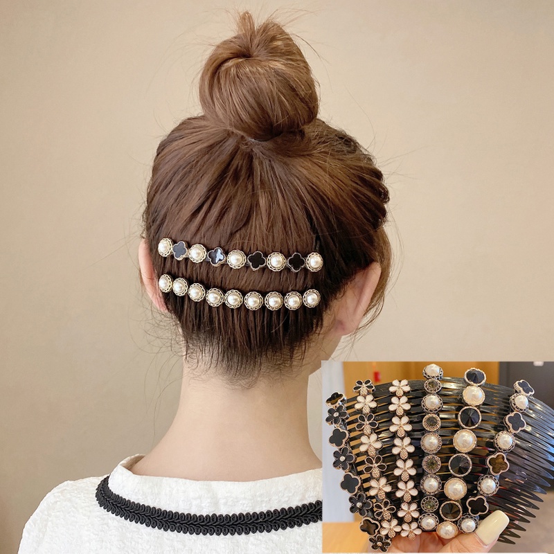 Kẹp Tóc Hình Hoa Phong Cách Vintage