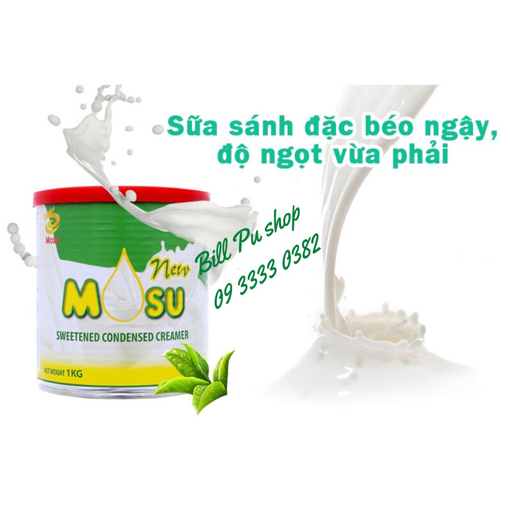 Sữa đặc có đường MOSU 1kg x Combo 4 lon - Nhập khẩu Malaysia