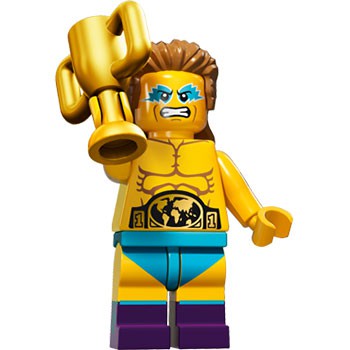 [CÓ SẴN] LEGO - Nhân vật Lego Wrestling Champion số 14 - Minifigures Series 15 (71011) new sealed mới 100%