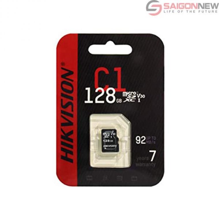 Thẻ nhớ MicroSD Hikvision 32GB/64GB/128GB, tốc độ đọc 92MB/s, chính hãng, bảo hành 24 tháng