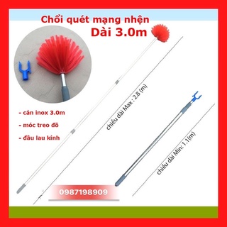 Chổi quét mạng nhện 2 chức năng