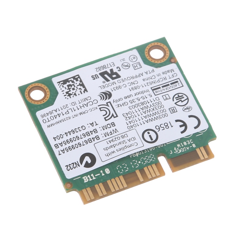 Card PCI-E Mini Kết Nối Bluetooth 4.0 Không Dây 6235ANHMW 2.4 / 5G 300M Thẻ