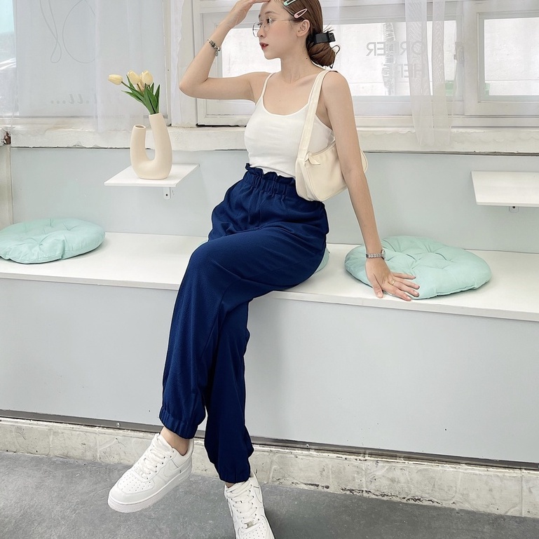 Hàng xuất xịn - Quần jogger thun bo gấu B4rLii xuất xịn