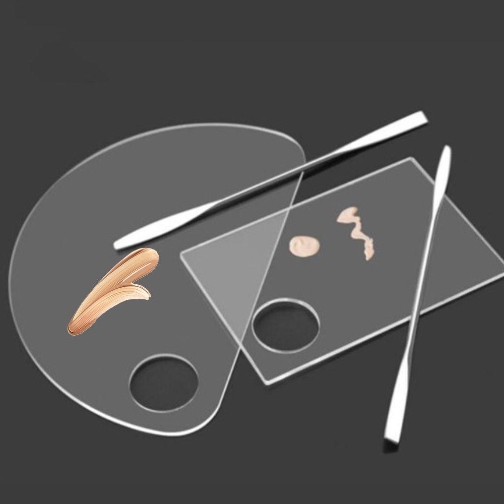 Bảng Gel Acrylic Trong Suốt Có Lỗ Xỏ Ngón Tay Dễ Lau Chùi