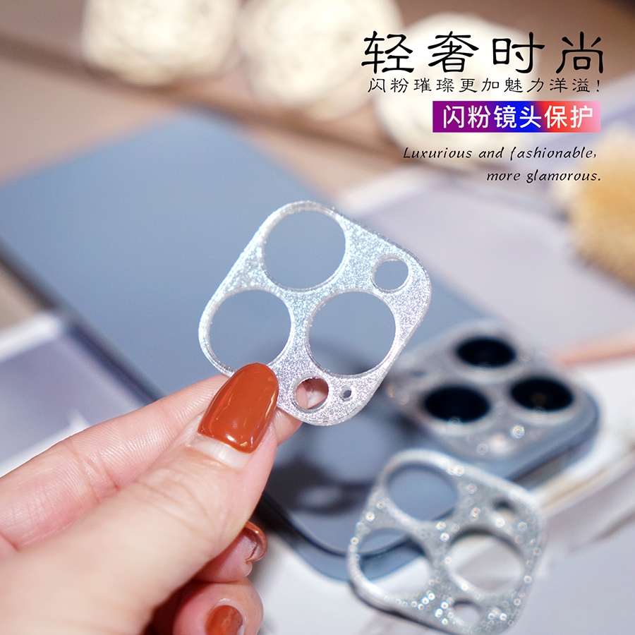Len Bao Ve Camera 11 Promax Miếng Dán Bảo Vệ Ống Kính Máy Ảnh Điện Thoại Sang Trọng Cho IPhone 11 Pro IPhone 13 12 Mini Pro Max