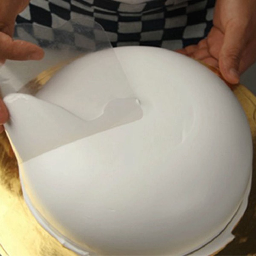 10 dụng cụ chà láng bánh kem bằng nhựa trong suốt tiện lợi