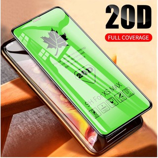 Kính Cường Lực 9h 20D Hd Bảo Vệ full keo Toàn Màn Hình Dành Cho iPhone 11 Pro Max X XS Max XR 7 8 6 6s Plus