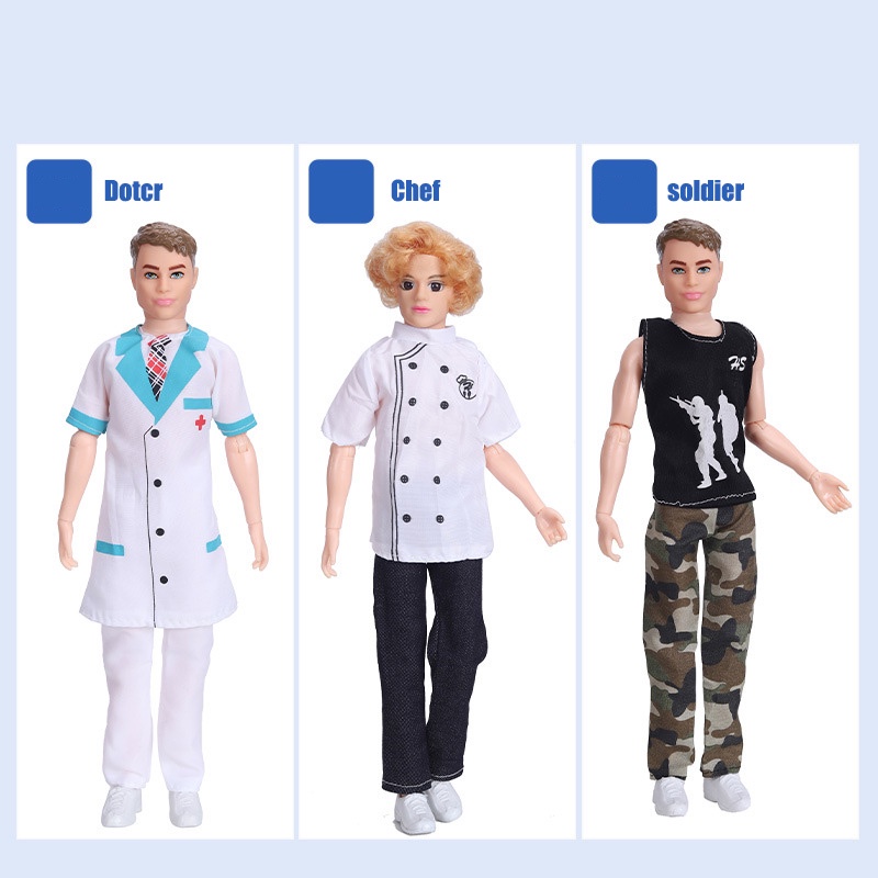 Bộ quần áo thời trang cho búp bê BJD30cm tỉ lệ 1/6