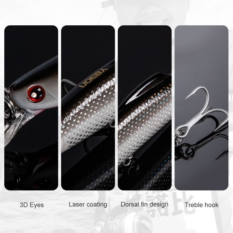 Mồi câu cá giả 14cm 32g 16cm 60g tiện dụng