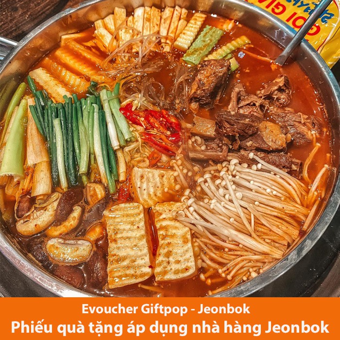 Hà Nội [Evoucher] Set Buffet Tối tại nhà hàng JEONBOK