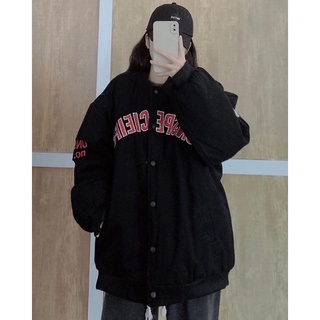 Áo bomber trần bông