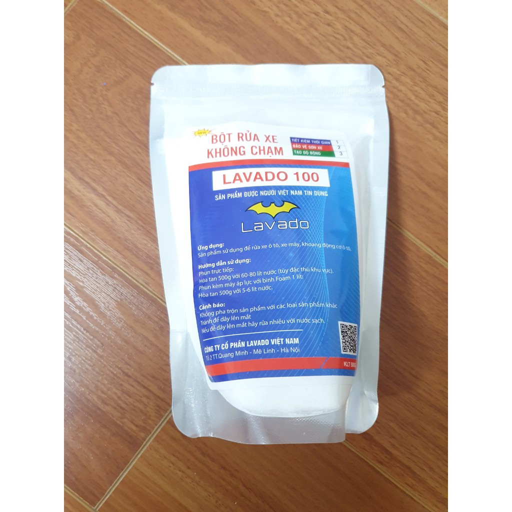 Bột rửa xe không chạm Lavado (túi zip) - Phụ kiện máy rửa xe (500g)