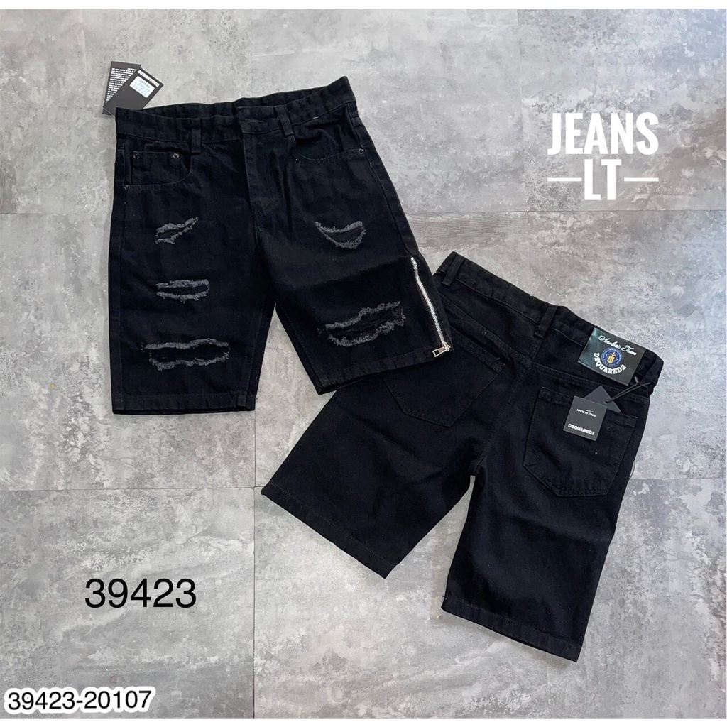 Quần Jean Ngố Nam Vá Hoạ Tiết LV Cực Chất - Quần Jean Ngố Nam Khoá Hot Hít