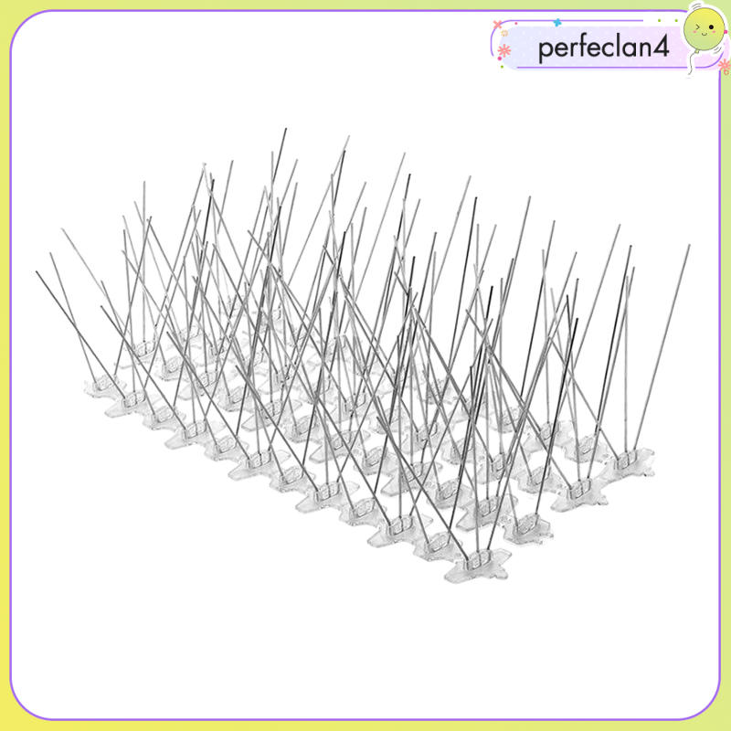 🍁perfeclane12pcs Anti Bird/Pigeon Fence Wall Spikes Anti-Climb SpikesWindow Roof Wall