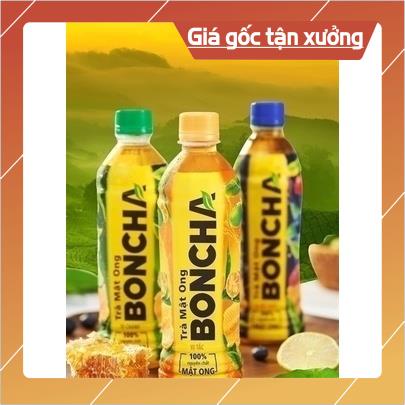 TRÀ MẬT ONG BONCHA CHAI 450ML vị việt quất, chanh, tắc