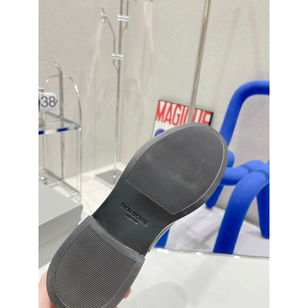 Boot nữ thời trang da thật cao cấp Thom Browne TB kiểu dáng trẻ trung