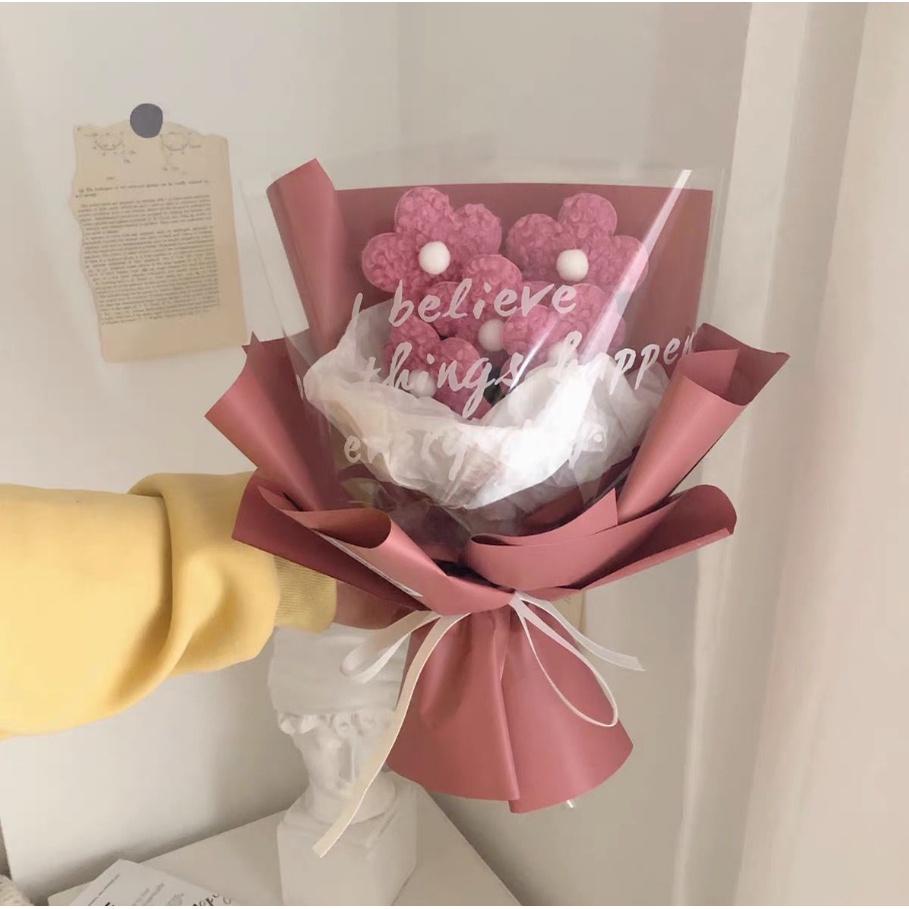 Sản Phẩm Hoàn Thiện Bó Hoa Nhồi Bông Hoạt Hình Sáng Tạo Làm Quà Tặng Cho Bạn Gái / Bạn Gái / Quà Tặng Ảnh Tanaba