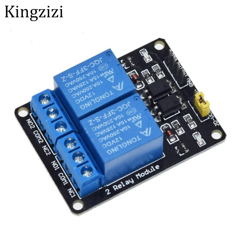 Mô đun chuyển tiếp 2 kênh 12V với đầu ra rơle optocoupler cho cho Arduino