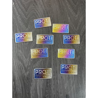 Tem dán chân phuộc vario chữ prti