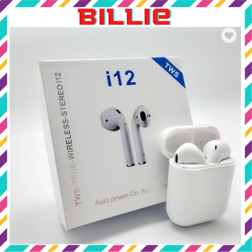 Tai nghe không dây inpods i12 TWS, BH 6 tháng lỗi 1 đổi 1