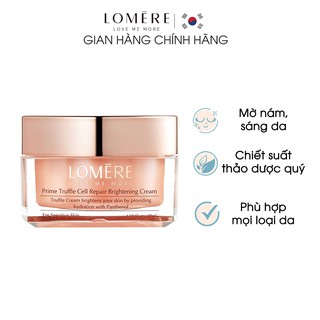 Kem Dưỡng Trắng Da LOMERE Prime Truffle Cell Làm Mờ Vết Nám, Cung Cấp Ẩm Giúp Da Khỏe Mạnh Căng Mượt 50ml