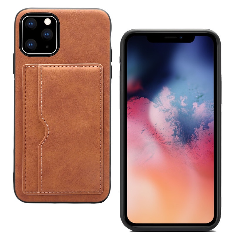 KDS Ốp Điện Thoại Da Có Ngăn Đựng Thẻ Cho for iphone 15 Pro Max 14 Plus