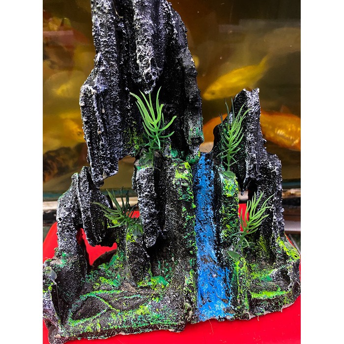 CẢNH NÚI TRANG TRÍ HỒ CÁ NON BỘ 19X8X24CM