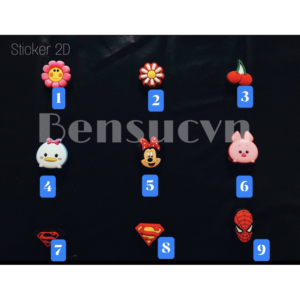 Jibbiz/Sticker cực đẹp Hàng chuẩn do shop Chụp | BigBuy360 - bigbuy360.vn